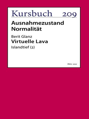 cover image of Virtuelle Lava